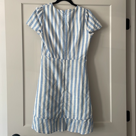 J.Crew Blue And White Striped Dress - Picture 2 of 3